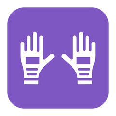 Obraz premium Protective Gloves icon vector image. Can be used for Nursing.