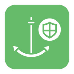 Coastguard icon vector image. Can be used for Public Services.