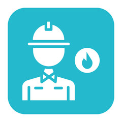 Firefighting Unit icon vector image. Can be used for Public Services.