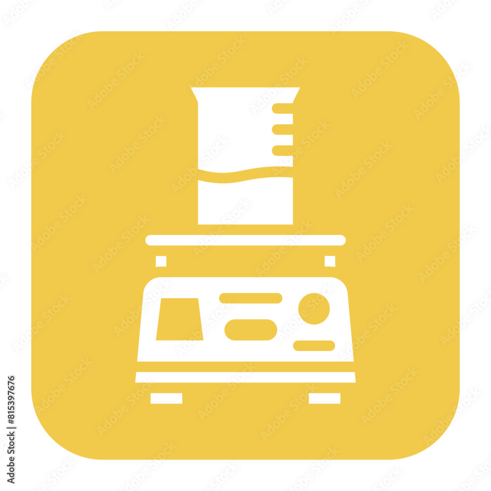Poster automated stirring devices icon vector image. can be used for cyberpunk.