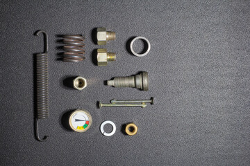 fasteners with threaded fasteners, for connecting and assembling components and mechanisms in the...