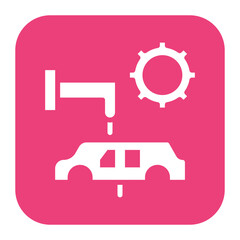 Fixed Automation icon vector image. Can be used for Cyberpunk.