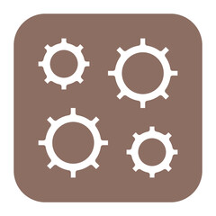 Mechanization icon vector image. Can be used for Cyberpunk.