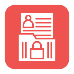 Personal Data Breach icon vector image. Can be used for Compliance And Regulation.