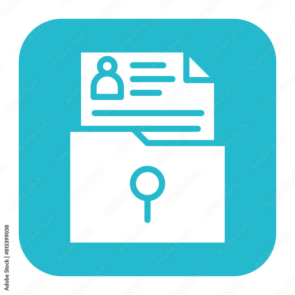 Poster dossier icon vector image. can be used for documents and files.