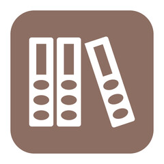 Binders Folder icon vector image. Can be used for Documents And Files.