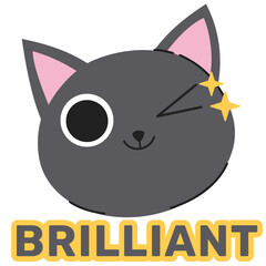Brilliant Cat Sticker