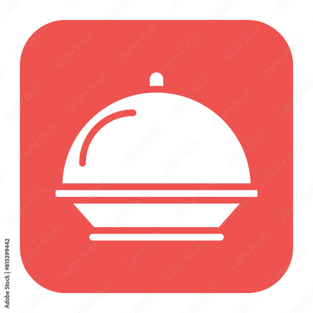 Poster Food Tray icon vector image. Can be used for Bar.