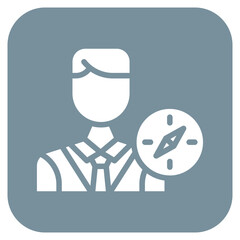 Antiquarian Male icon vector image. Can be used for Archeology.