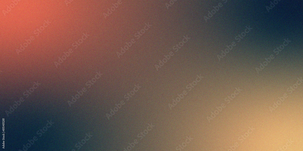 Fototapete gradient background colors with noise effect grain blurry texture. lime to pink grainy gradient blur