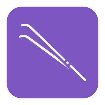 recommend clip art: Tweezers icon vector image. Can be used for Dermatology.