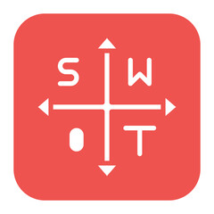 Swot Analysis icon vector image. Can be used for Product Management.