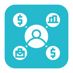 Employee Operation icon vector image. Can be used for Staff Management.
