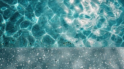 Fototapeta premium Minimal Sample of Pool Surface