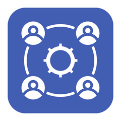 Team Bonding icon vector image. Can be used for Teamwork.