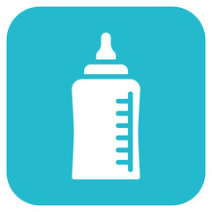 Baby Bottle icon vector image. Can be used for Daycare.
