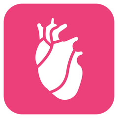 Heart Chambers icon vector image. Can be used for Cardiology.
