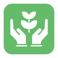 Conservation Symbol icon vector image. Can be used for World Environment Day.