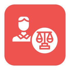 Legal Aid icon vector image. Can be used for Legal Services.