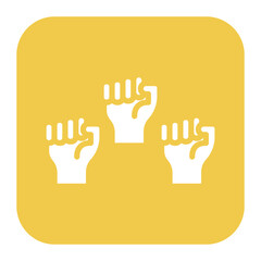 Protest icon vector image. Can be used for Protesting and Civil Disobedience.