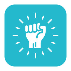 Revolution icon vector image. Can be used for Protesting and Civil Disobedience.