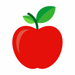 Apple icon vector art silhouette illustration