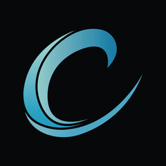c latter logo design icon