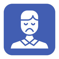 Sad icon vector image. Can be used for Lifestyles.