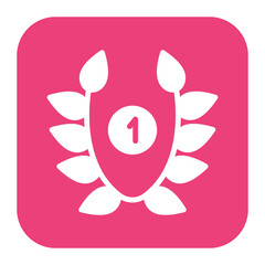 Laurel Wreath icon vector image. Can be used for Achievements.