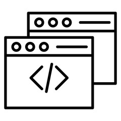 Data vector icon. Can be used for No Code iconset.