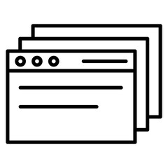 App Template vector icon. Can be used for No Code iconset.