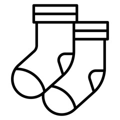 Socks vector icon. Can be used for Comfort iconset.