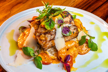 Gourmet Indulgence: Luxurious Dining Experience on Display