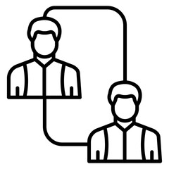 Referral vector icon. Can be used for Home Based Business iconset.