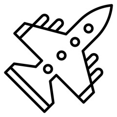 Airplane vector icon. Can be used for Travel Agency iconset.