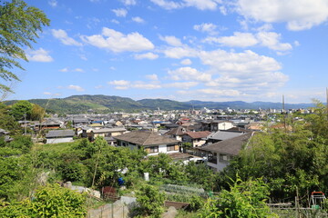 A cityscape of Nara Basin