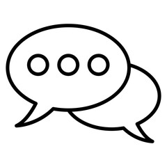 Messaging vector icon. Can be used for Communication and Media iconset.