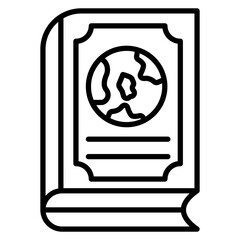 History vector icon. Can be used for Online Education iconset.