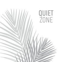 Obraz premium quiet zone sign 