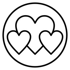 Heart vector icon. Can be used for Customer Feedback iconset.