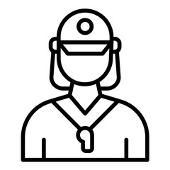 Coach vector icon. Can be used for Women iconset.