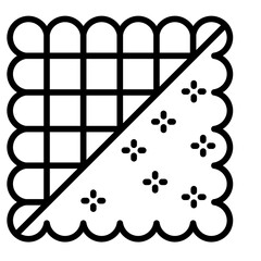 Components vector icon. Can be used for Fabric Features iconset.