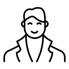 Cosmetologist vector icon. Can be used for Diversity iconset.