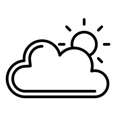 Weather vector icon. Can be used for Adventure iconset.