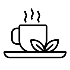 Herbal Tea vector icon. Can be used for Nutrition iconset.
