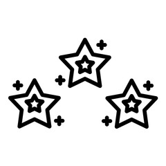 Obraz premium Star vector icon. Can be used for Trekking iconset.