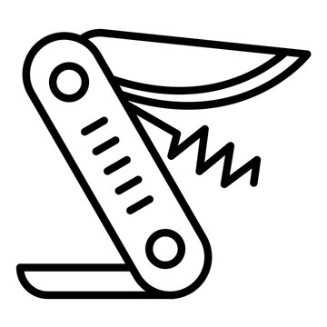 recommend clip art: Swiss Army knife vector icon. Can be used for Trekking iconset.