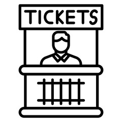 Train Stand vector icon. Can be used for Railway iconset.