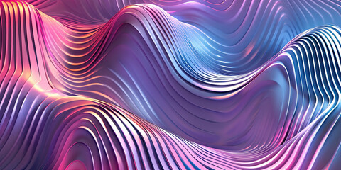 Obraz premium Digital background, wavy lines textured patterns shapes illustration, graphic resource backgrounds, curves backdrop, generated ai