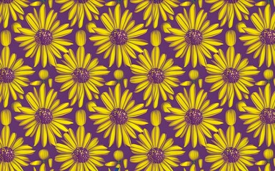 Marigold petal pattern